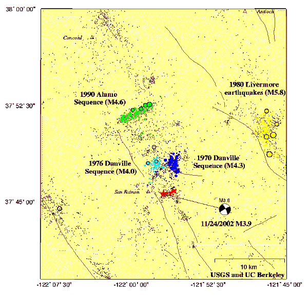 Earthquake Chart For Danville Ca