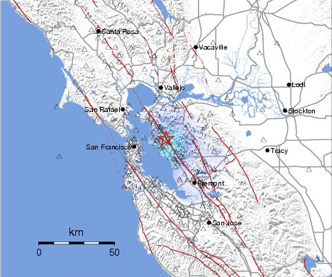 Northern California ShakeMap Link