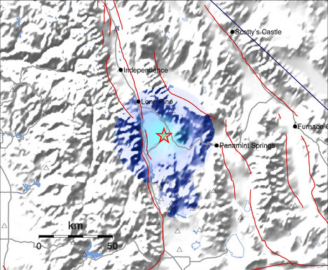 Southern California ShakeMap link