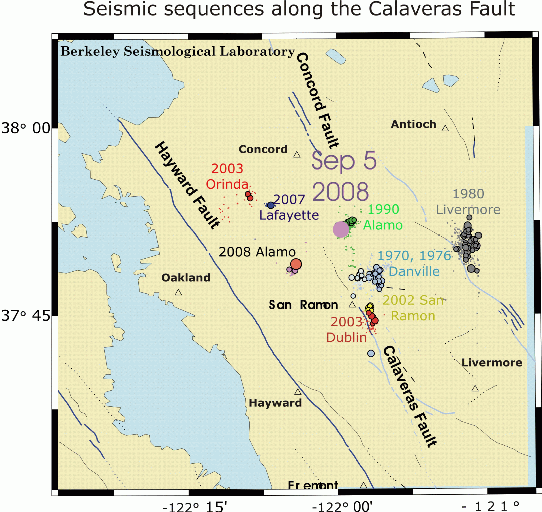 Earthquake Chart For Danville Ca